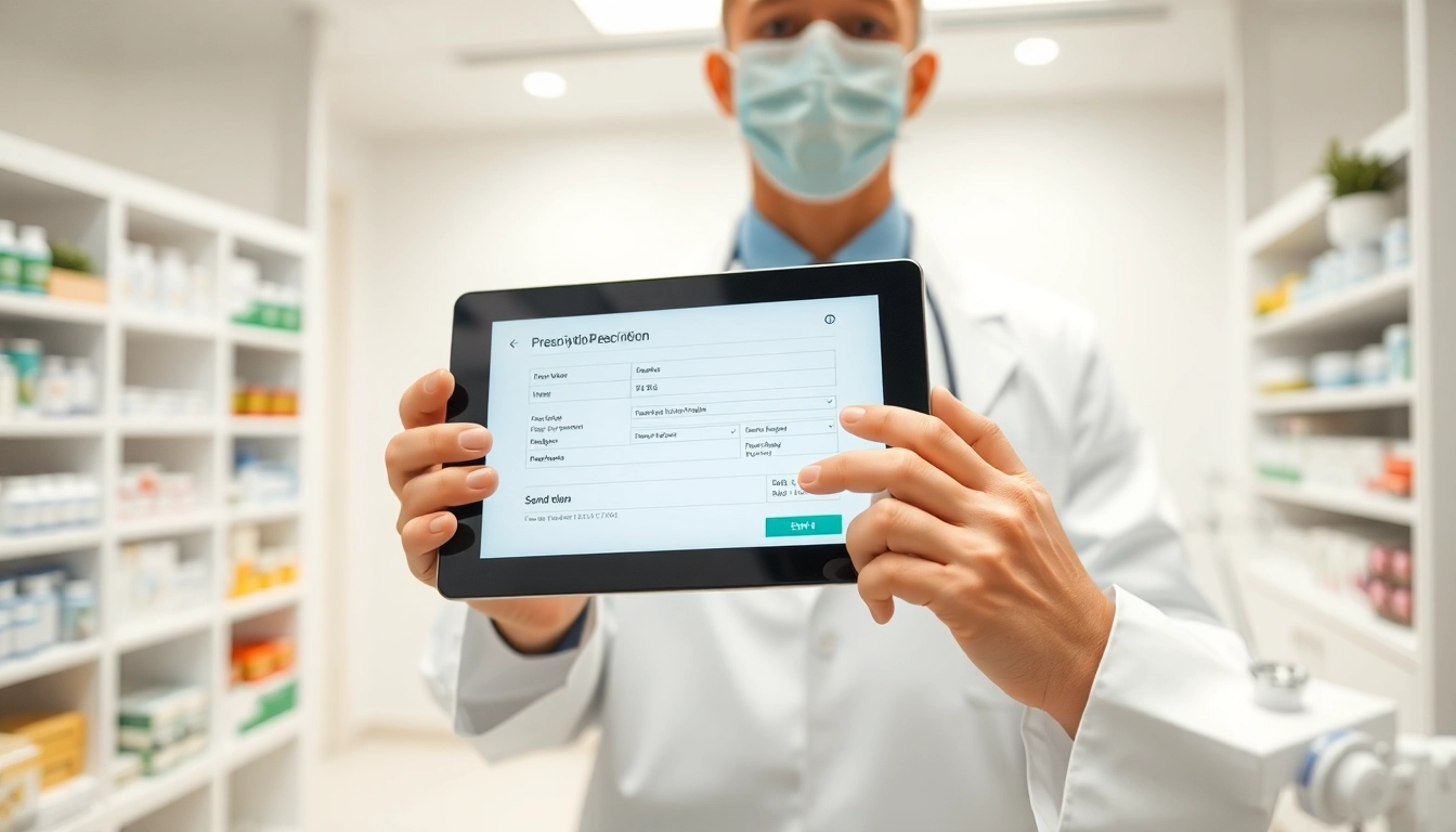 Understanding how does eprescribing work through a digital tablet in a modern clinic.